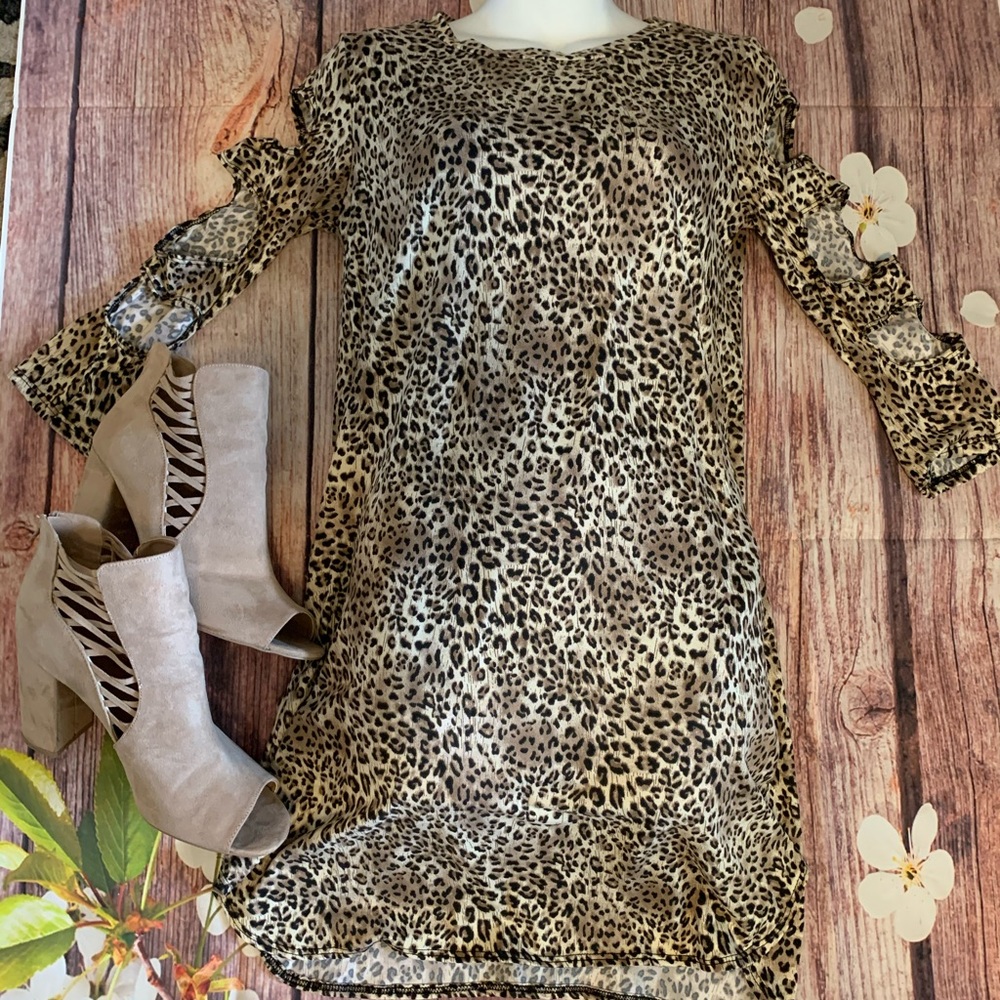 Leopard print dress